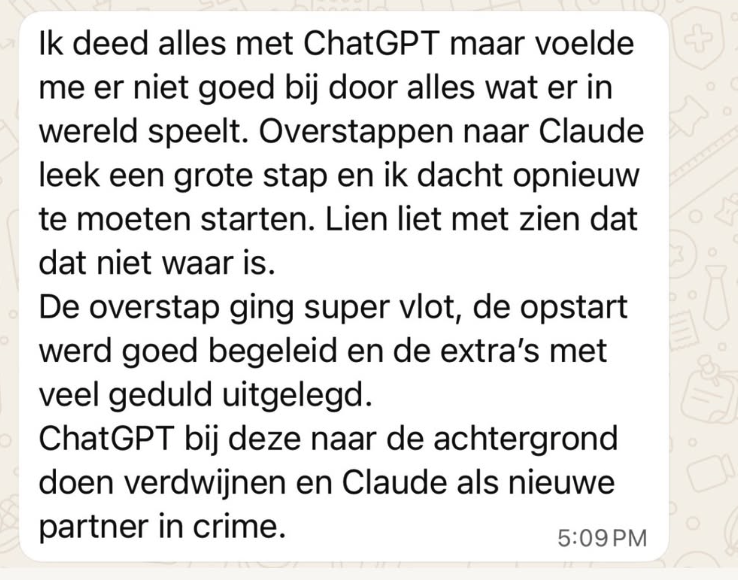 Testimonial van deelnemer